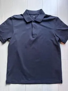 ユニクロ　ドライカノコポロシャツ　ネイビー