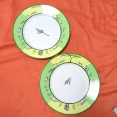 エルメス　サファリ　アフリカ　プレート皿　寿司皿 Yahoo!オークション -「エルメス アフリカ プレート」の落札相場