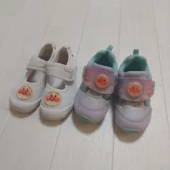 アンパンマン キッズスニーカー 2足セット　上靴