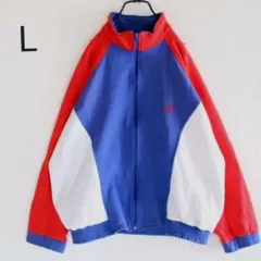 希少 90s US プーマ トリコロール コットン ジャージ L