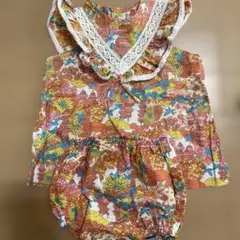 上下セット　ロンパース　かぼちゃパンツ