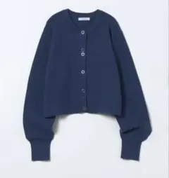 【初出品】JEANASIS アソートリングスナップクルーカーディガン