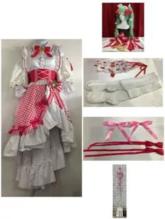 桜の恋製 ラブライブ 高坂穂乃果 フラワーブーケ 衣装＋靴＋花束