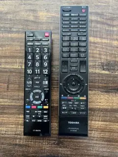 TOSHIBA テレビ用リモコン CT-90476 CT-90286 2点セットのサムネイル