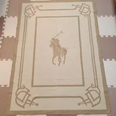 ラルフローレン 刺繍ブランケット 大判