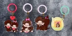モンチッチ アクリル たまごっち めじるしアクセサリー 目印チャーム セット