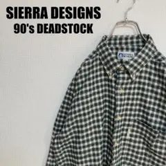 90sデッドストックSIERRA DESIGNSネルシャツ未使用Lシエラデザイン