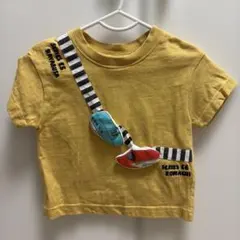 バースデイ　80cm 電車　半袖Tシャツ　こまち　はやぶさ