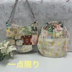 ユキエモン※ミニ猫ポーチ＆ミニ巾着