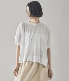 新品•未使用　タグ付き　Curensology カレンソロジー　シアーシャツのサムネイル