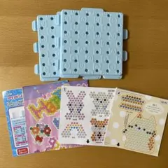 アクアビーズ　イラストシート　クリエーションディスプレイ　説明書　セット