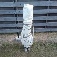 Fitway ホワイト キャディバッグ　レディース