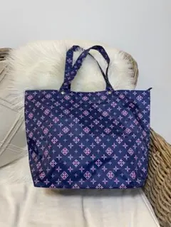 russet ラシット モノグラムトートバッグ ネイビー ピンク エコバッグ