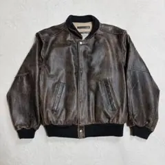 BANANA REPUBLIC バナリパ 80s オールド レザーブルゾン 40