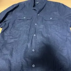 BANANA REPUBLIC シャツ L ネイビー