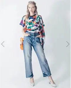 INDIMARK ボーイズクロップド ストレッチデニムパンツ 26のサムネイル