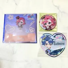 アイカツ 天羽まどか ホログラムクリアプロマイド・缶バッジ セット