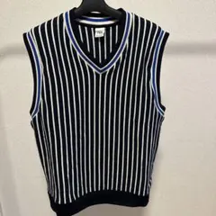 ZARA ストライプ Vネック ベスト