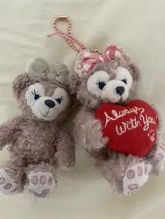 ディズニー　シェリーメイ ぬいぐるみストラップ　2個セット