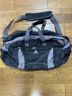 adidas ボストンバッグ ブラック グレー