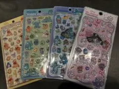【正規品】ディズニー ボンボンドロップシール 、プチドロップステッカー 4点