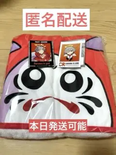 GIGO 限定 CR だるまいずごっど フード付きタオル チェキ風カード セット