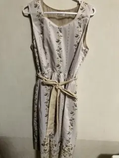 アクシーズファム ノースリーブワンピース 花柄