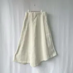 AZUL BY MOUSSY アシンメトリー フレアスカート M アイボリー