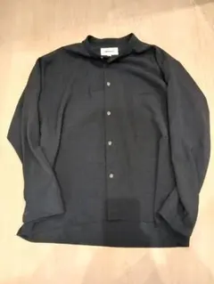 EMMA CLOTHES バンドカラーシャツ ブラック M