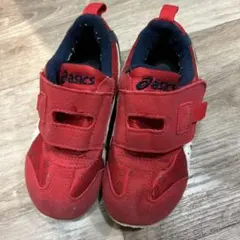 16.0cm　asics アシックス スニーカー　アイダホ　ラグビー柄