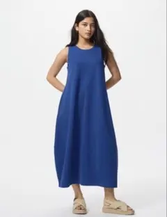 UNIQLO ジャージー　バルーンワンピース
