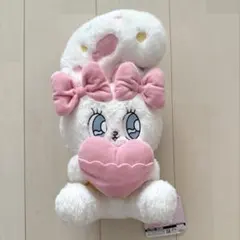 【タグ付き】エスターバニー Bigぬいぐるみ ハート型クッション