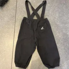 agnès b. サスペンダー付きパンツ 18mois ブラック