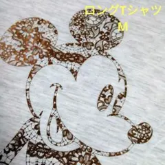 Disney/ミッキーマウス/ロングTシャツ/Mサイズ
