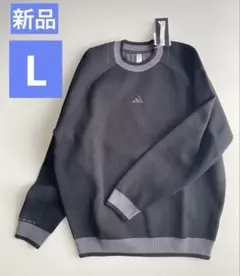 新品⛳️ アディダスゴルフ　PRIMEKNIT プルオーバー長袖セーター　L