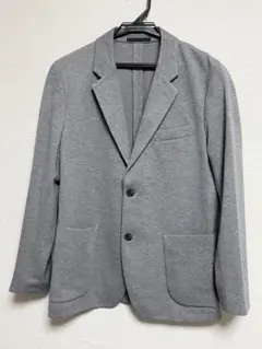 ユニクロ コンフォート2Bジャケット（袖丈着丈標準） 美品 Mサイズ グレー