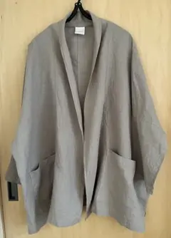 nofl ベージュ リネン ガウン