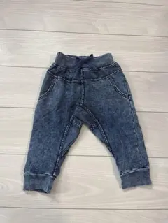 カジュアルデニム風長ズボン