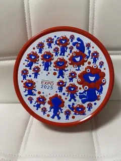 EXPO 2025キャラクター　ミャクミャク　クッキー空き缶