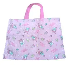 メゾピアノ レッスンバッグ ピンク　キッズ　図書バッグ　習い事