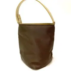 LANCEL ランセル ブラウン ナイロン ハンドバッグ