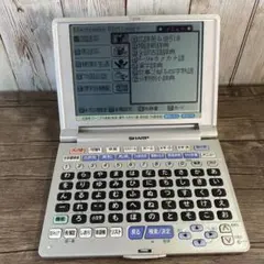 SHARP PW-GC610 電子辞書 ホワイト アダプター付き - メルカリ