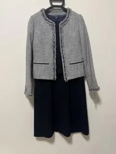入学式　9号ワンピース　ジャケット　スカート3点セット