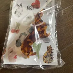 ククシュゼット　犬　ダックスフント　ヘアクリップ