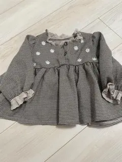 ベビー　キッズ　バースデイ　ママラク　ブラウス　90