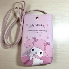 MY MELODY 　マイメロディ　スマホショルダーバッグ ピンク
