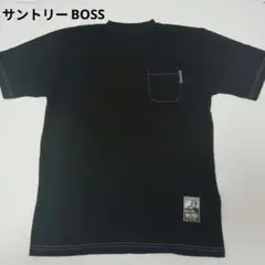 비매품 ‼️サントリー BOSS COFFEE Tシャツ 黒 ポケット付き