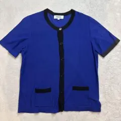 ソニアリキエル　半袖ニットカーディガン　Lサイズ　美品のサムネイル