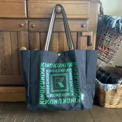 紀ノ国屋 KINOKUNIYA 大型 エコバッグ KEITAMARUYAMA 黒