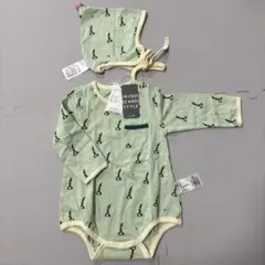 moimoln モイモルン　2点セット　インクボトル柄ロンパース&帽子